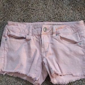 Light Pink American Eagle Jean Shorts